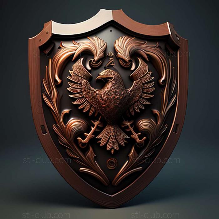 3D model shield (STL)